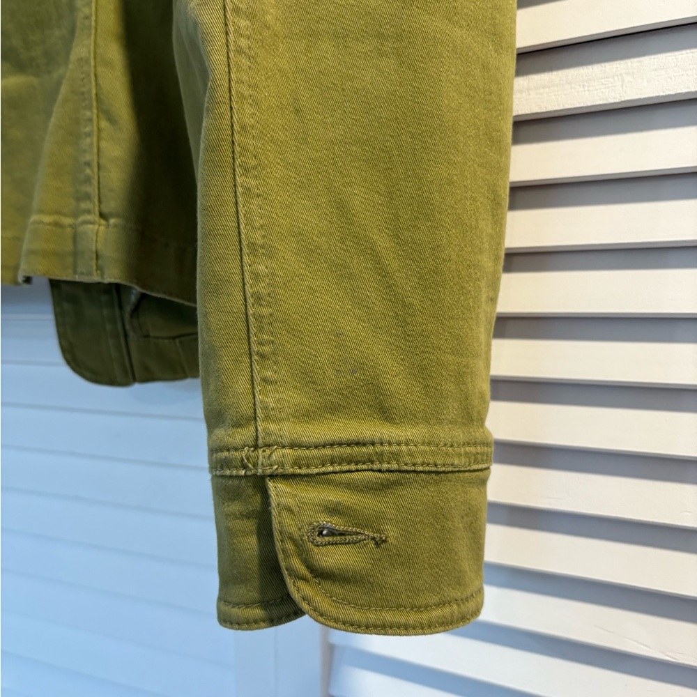 Olive Green Button-Up Jacket - image 6